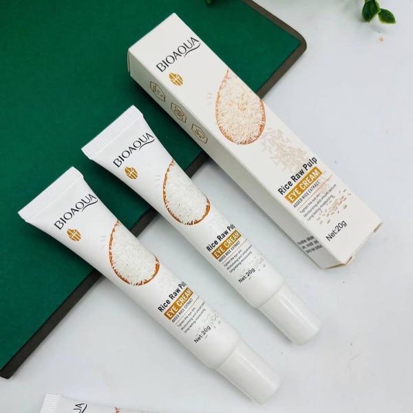Bioaqua Rice Brightening Eye Cream Rice Raw Pulp Eye Cream Acne Scar Remova