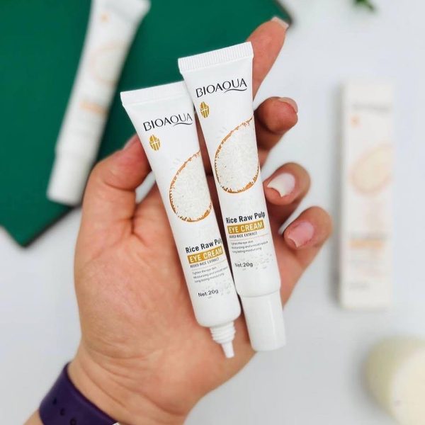 Bioaqua Rice Brightening Eye Cream Rice Raw Pulp Eye Cream Acne Scar Remova