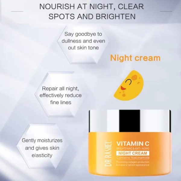 Dr.rashel Vitamin C Brightening & Anti-aging Night Cream