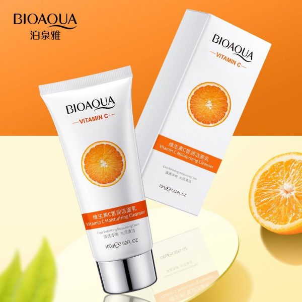 Vitamin C Cleanser Bioaqua Vitamin C Moisturizing Cleanser Deep Cleansing Rejuvenation Cleanser
